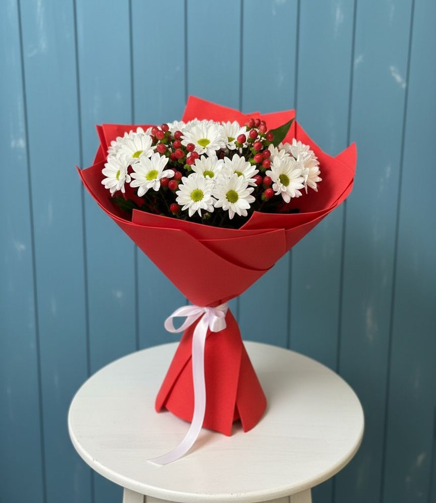 Букет цветов из: Хризантемы в Вилючинске