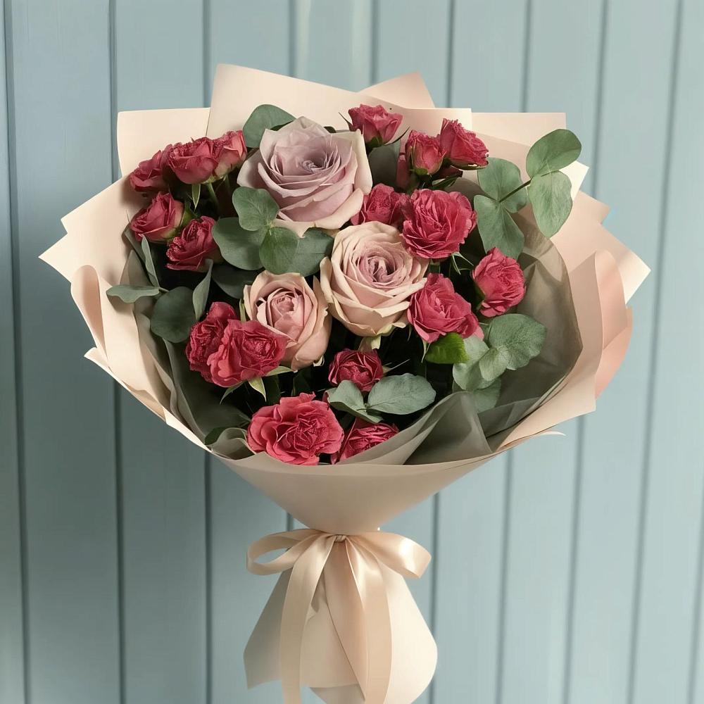 Букет цветов из: Гвоздики и Розы в Вилючинске