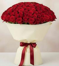 Букет 101 Красная роза Милано в Вилючинске