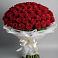 Букет 101 Красная роза Блэк Мэджик в Вилючинске