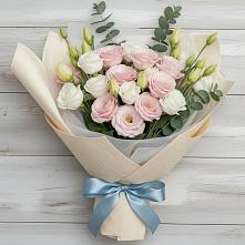 Букет цветов из:  Лизиантусы в Вилючинске