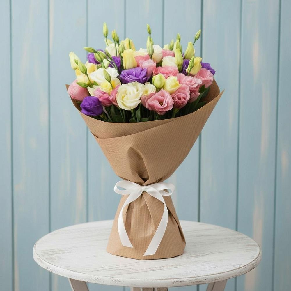 Букет цветов из: Лизиантусы в Вилючинске