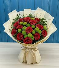 Букет цветов из:  Розы и Хризантемы в Вилючинске