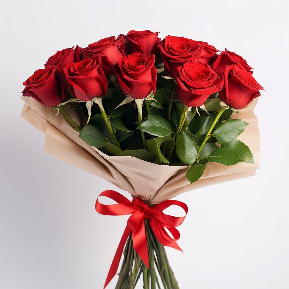 Букет 11 Красных роз Эдлесс Лав в Вилючинске