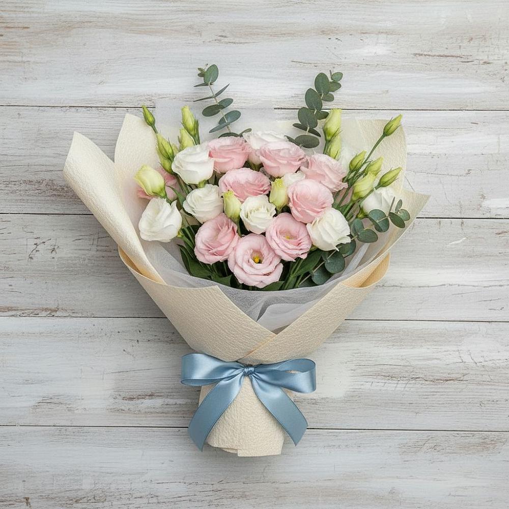 Букет цветов из: Лизиантусы в Вилючинске